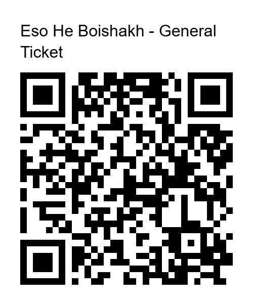 Eso He Boishakh Ticket QR Code